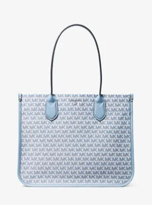 Heidi Large Logo Jacquard Tote Bag