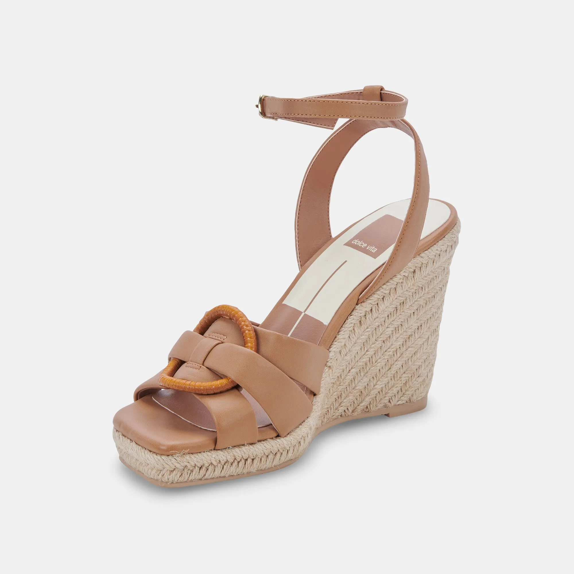 MAZE WEDGES LUGGAGE LEATHER