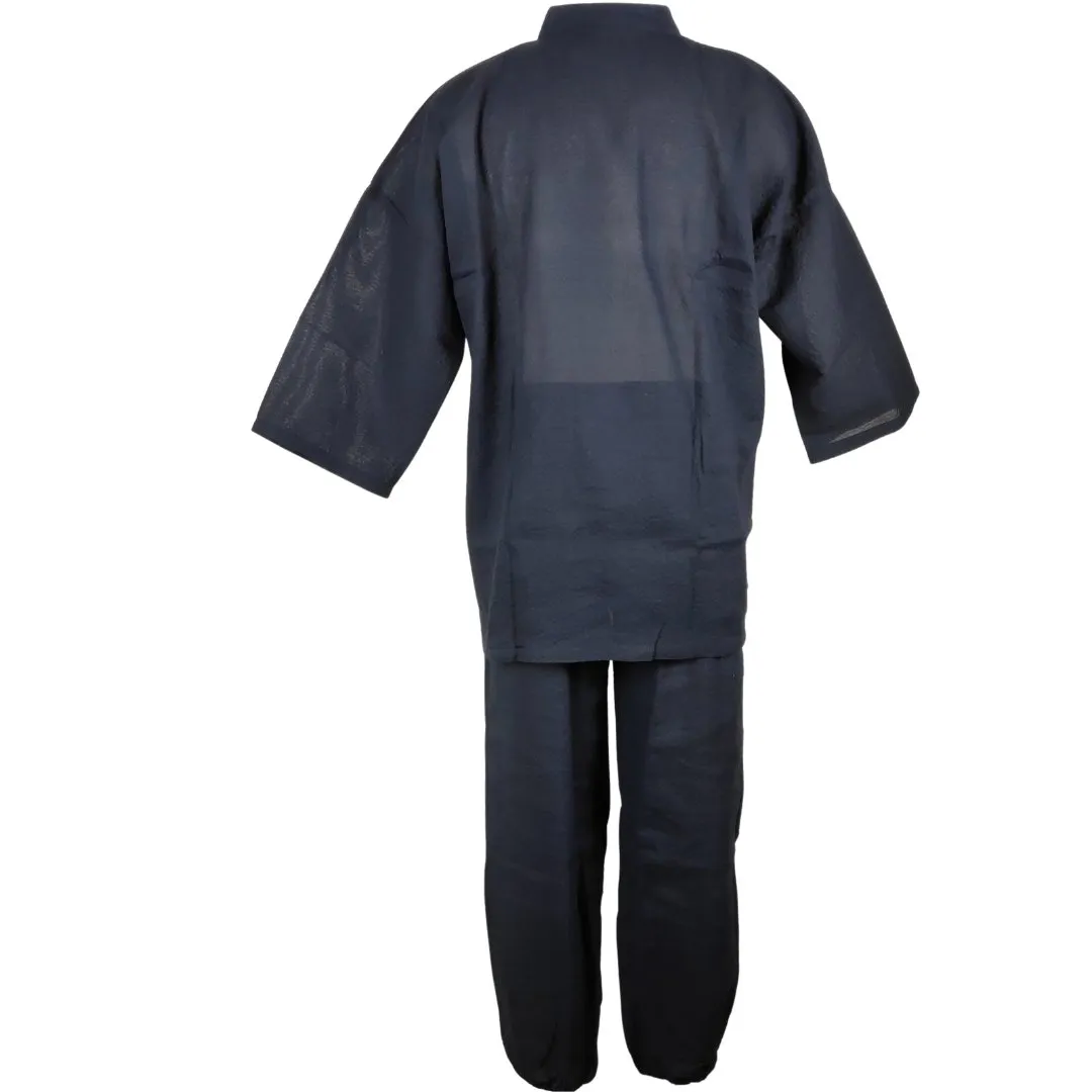 Mens 2pc Samue - Navy/Black Shijira ori cotton 3L, 4L