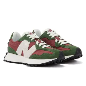 New Balance 327 Women's Green/Burgundy Trainers