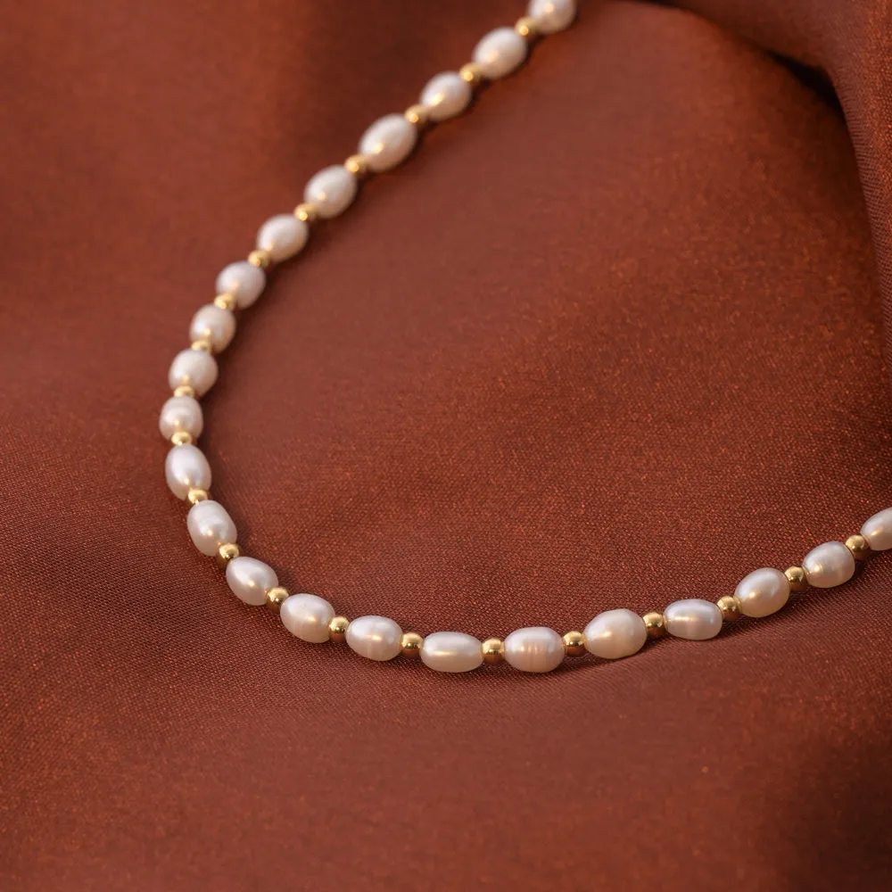 Pearly Bliss Beads Necklace