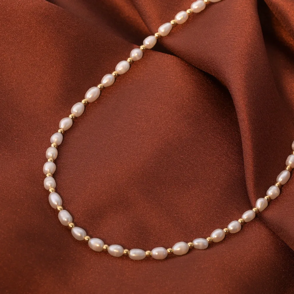 Pearly Bliss Beads Necklace