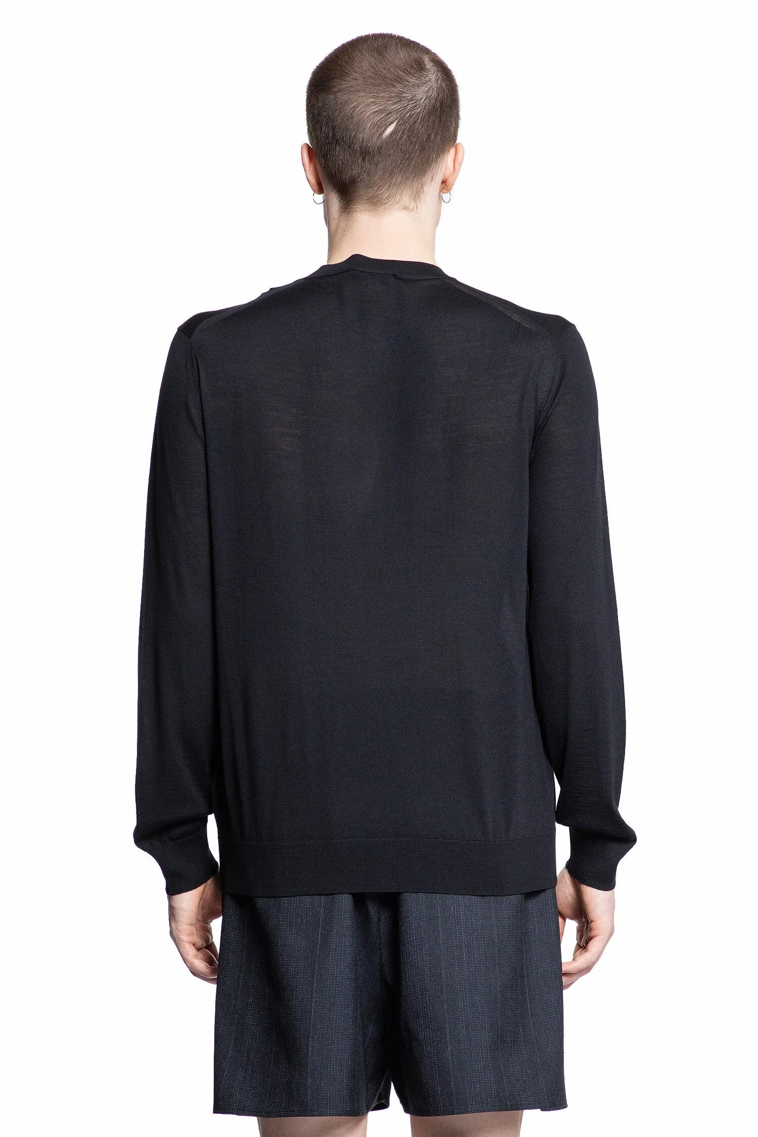 PRADA MAN BLACK KNITWEAR