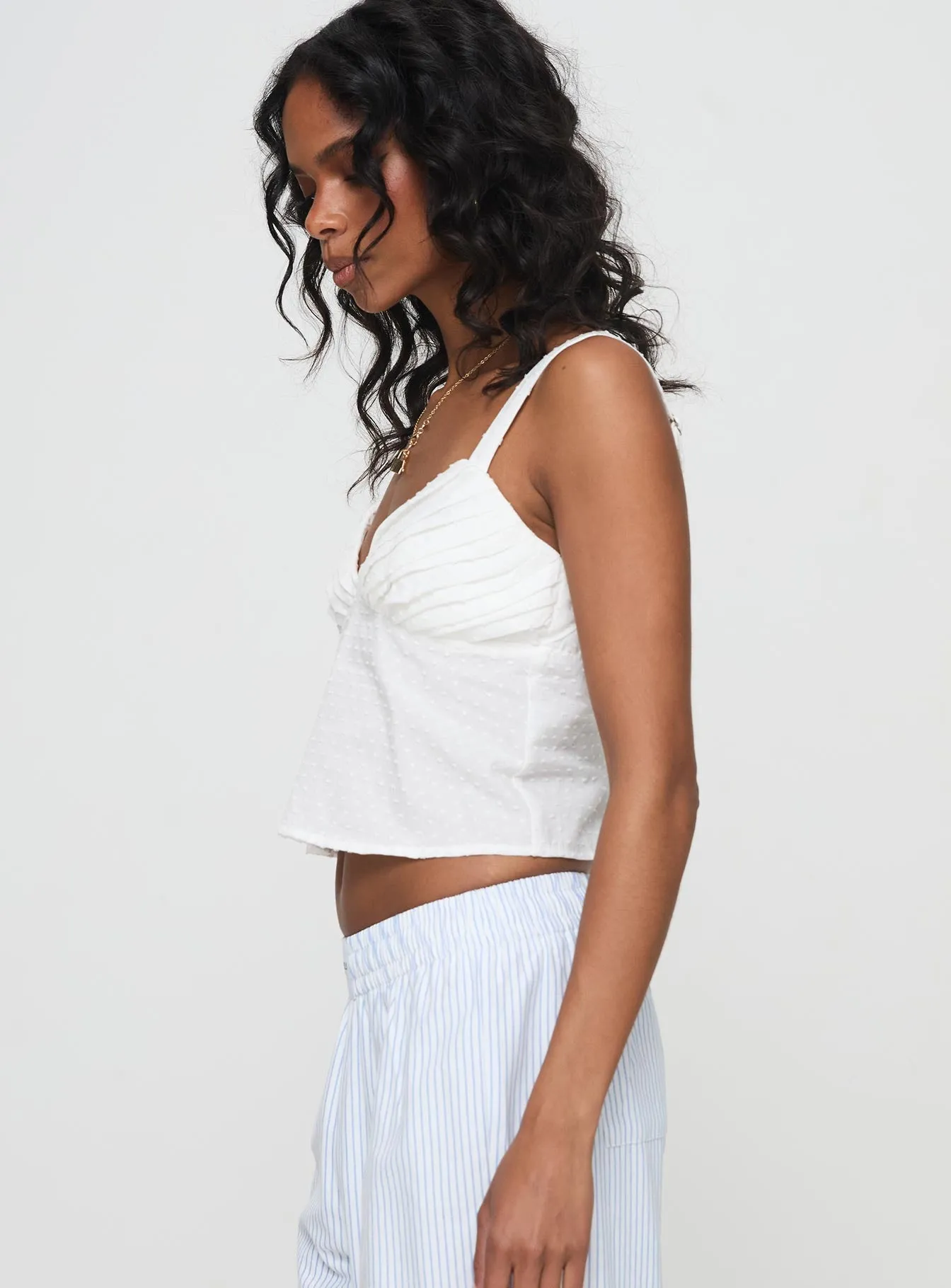 Prevost Cami Top White