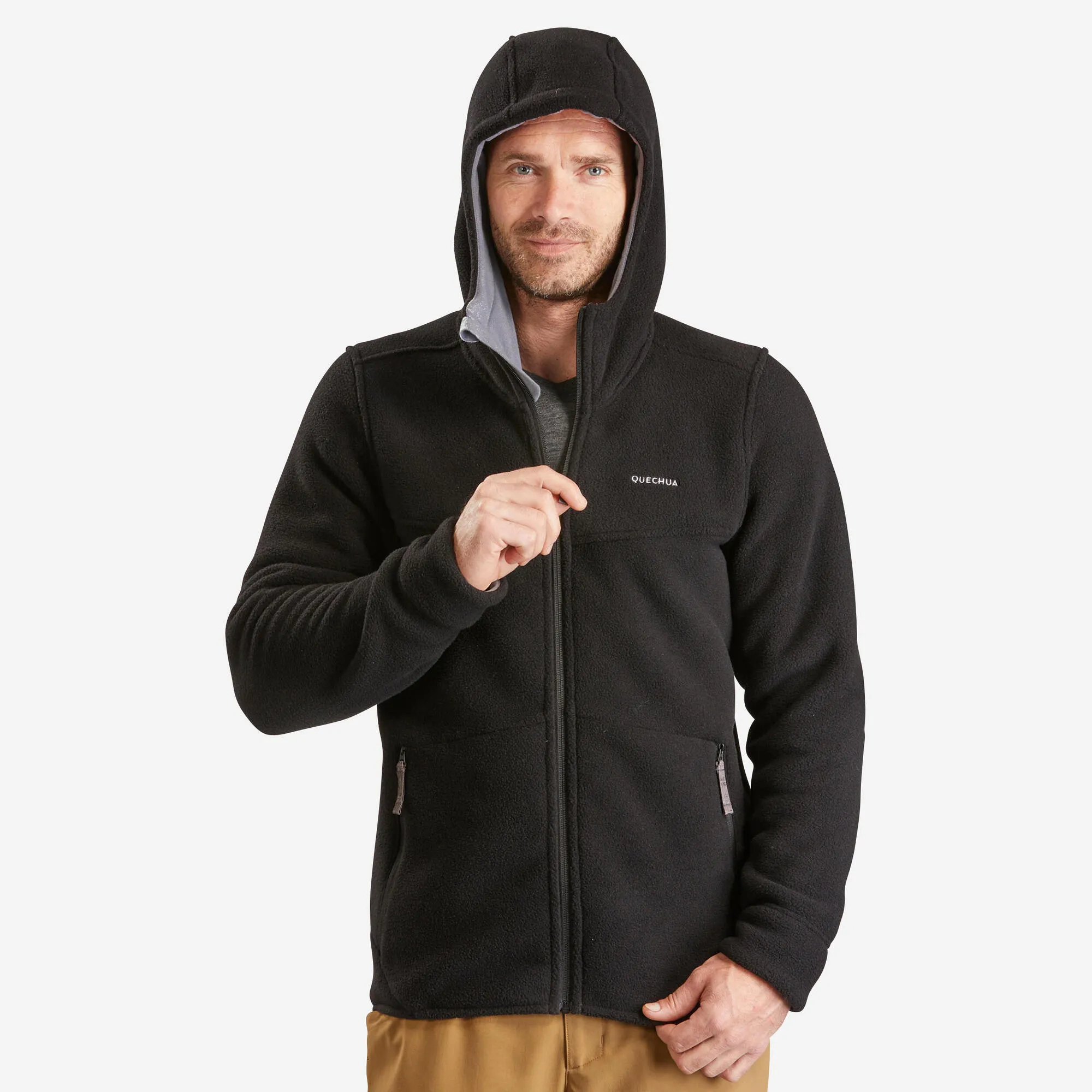 Quechua Men's Warm Hiking Fleece Jacket SH500