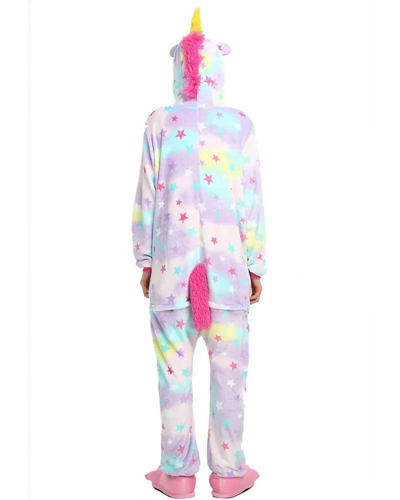 Rainbow Star Unicorn Adult Onesie