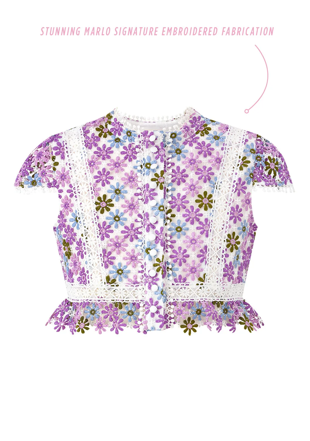 Sadie Embroidered Top