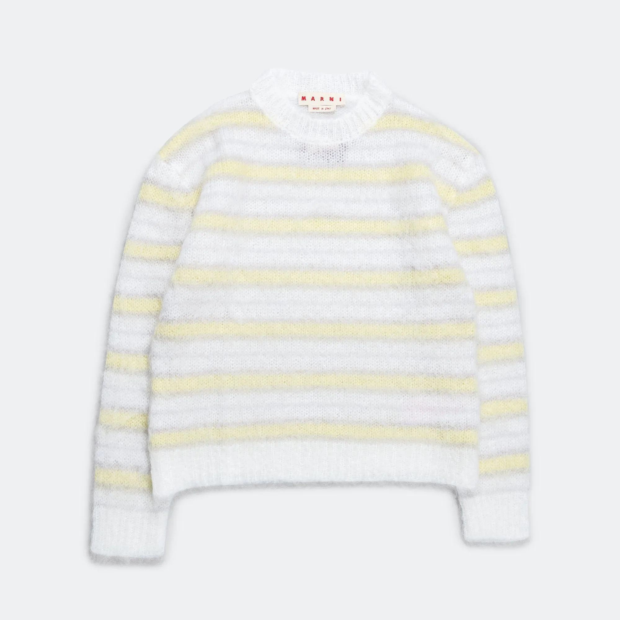 Striped Mohair Sweater - Blue