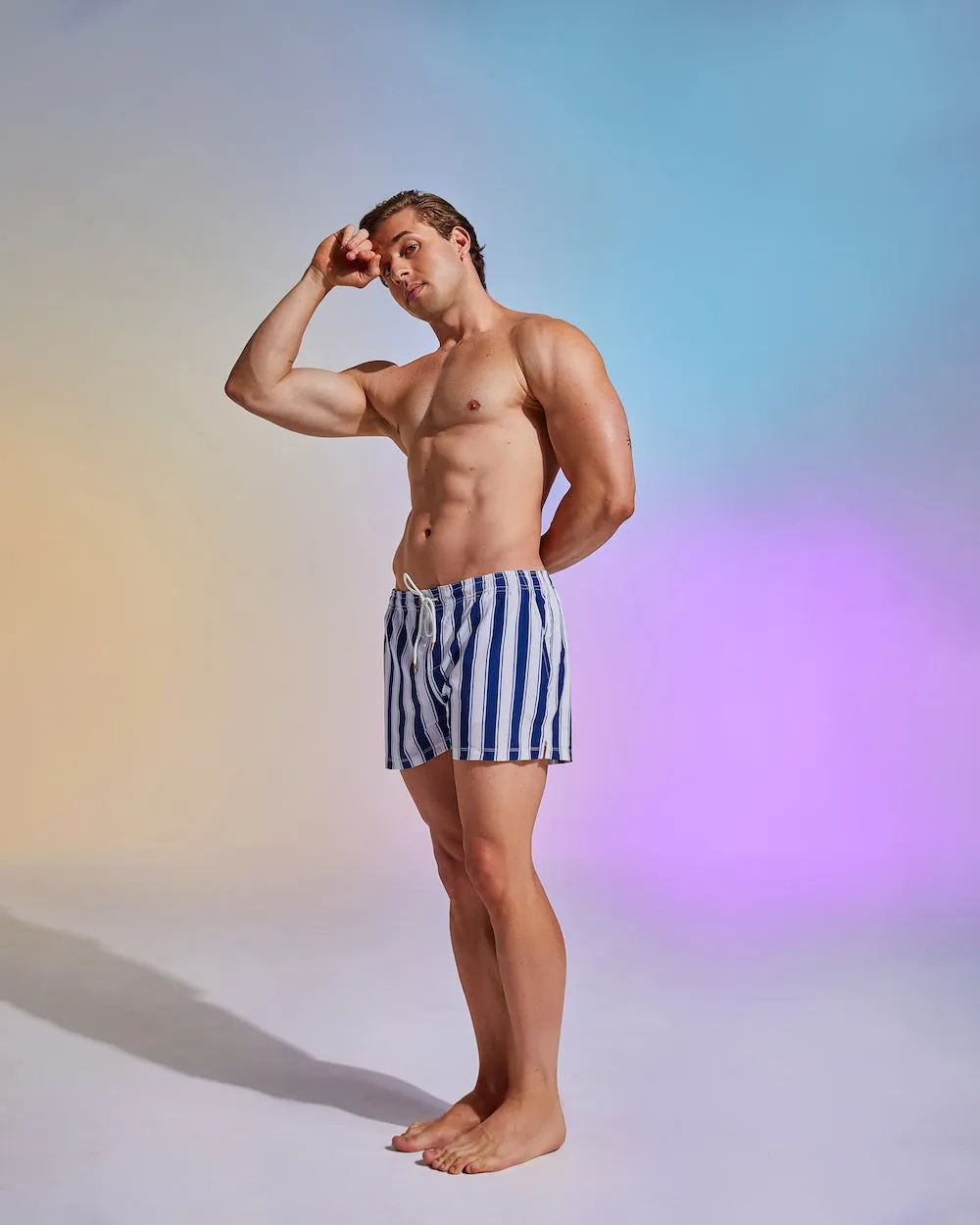 Titan Swim Short - Nautical Stripe