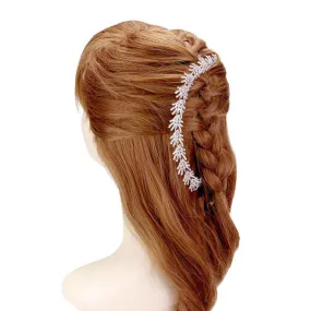 Twig Rhinestone Pave Vine Hair Comb