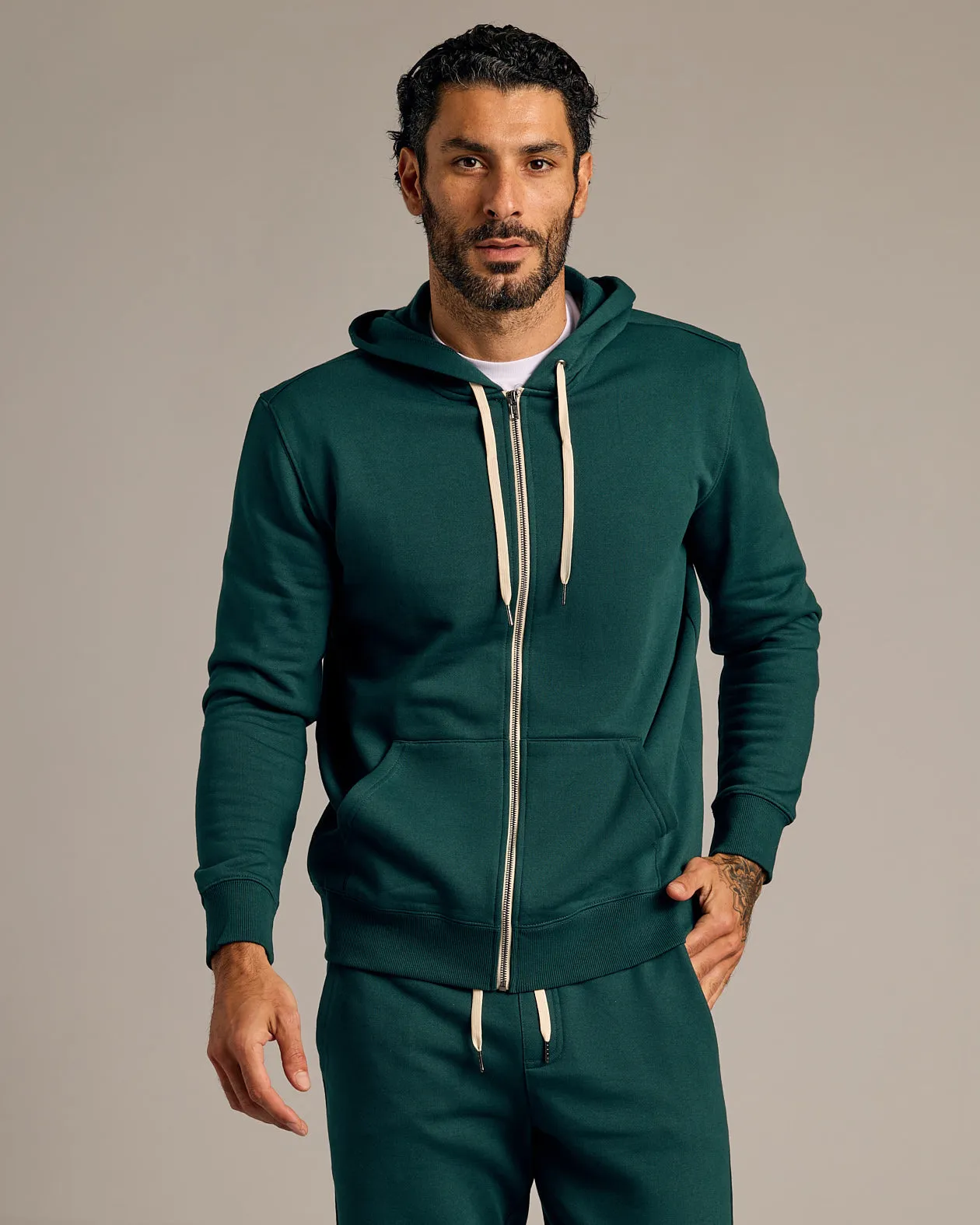 Warm Full Zip Fleece Hoodie 4-Pack