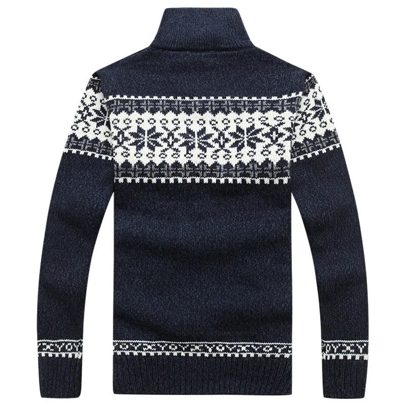 West Louis™ Christmas Snowflake Wool Sweater