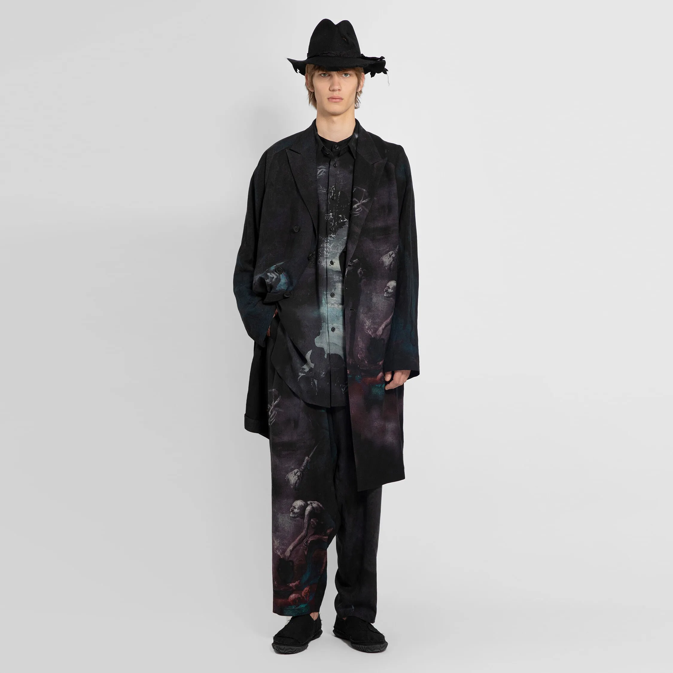 YOHJI YAMAMOTO MAN BLACK COATS