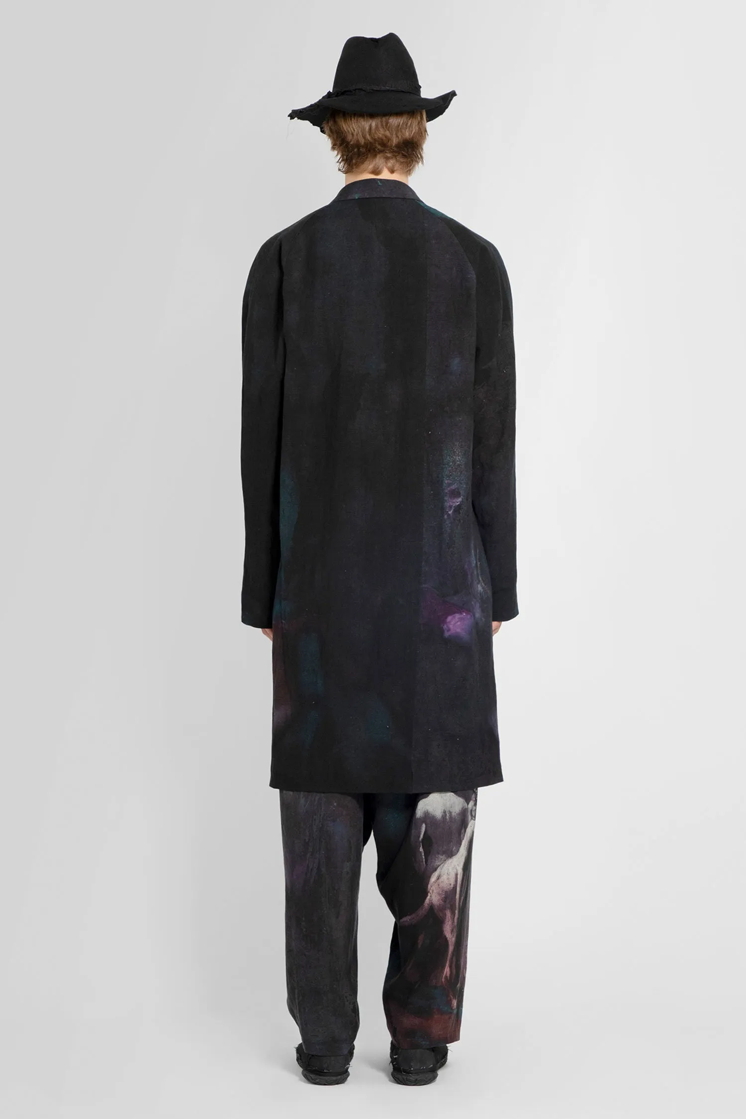 YOHJI YAMAMOTO MAN BLACK COATS