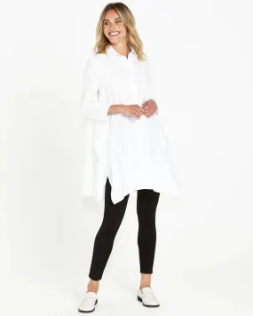 Zaida Tunic Shirt - White