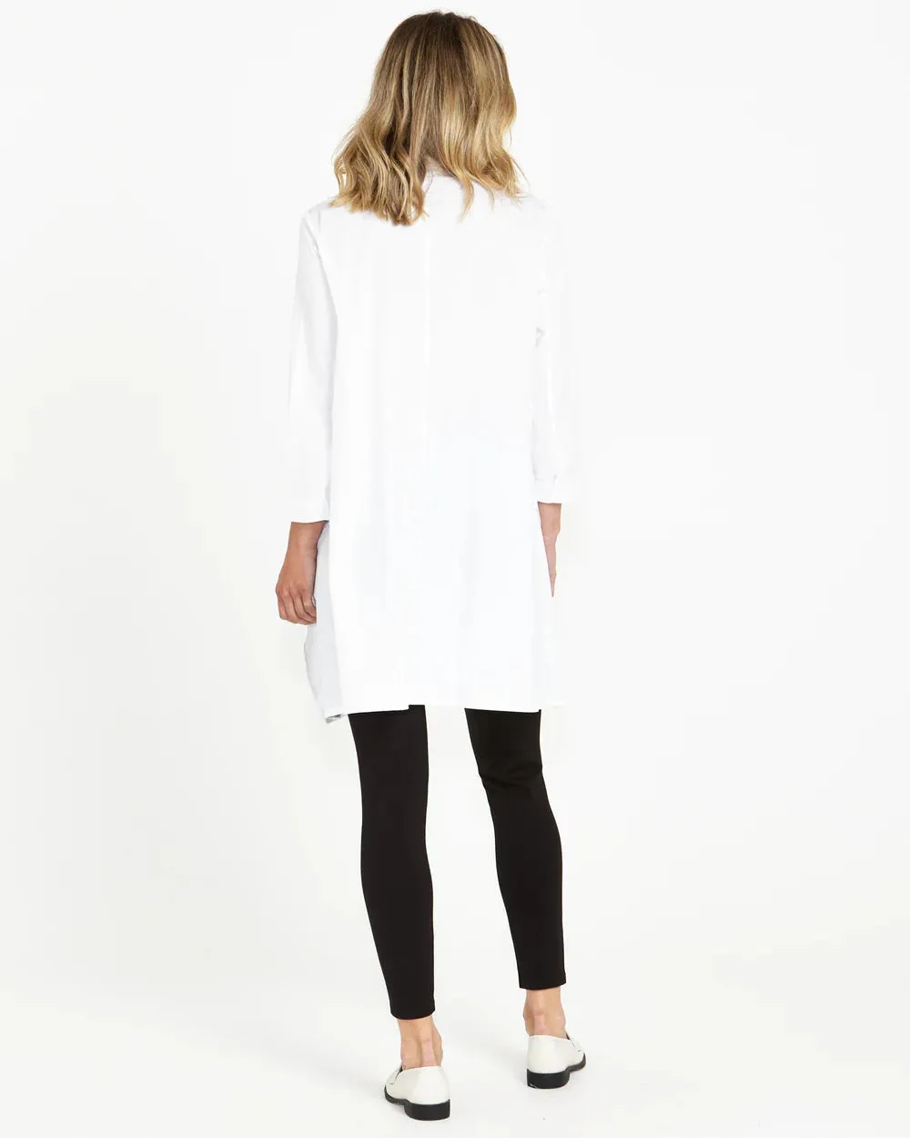 Zaida Tunic Shirt - White