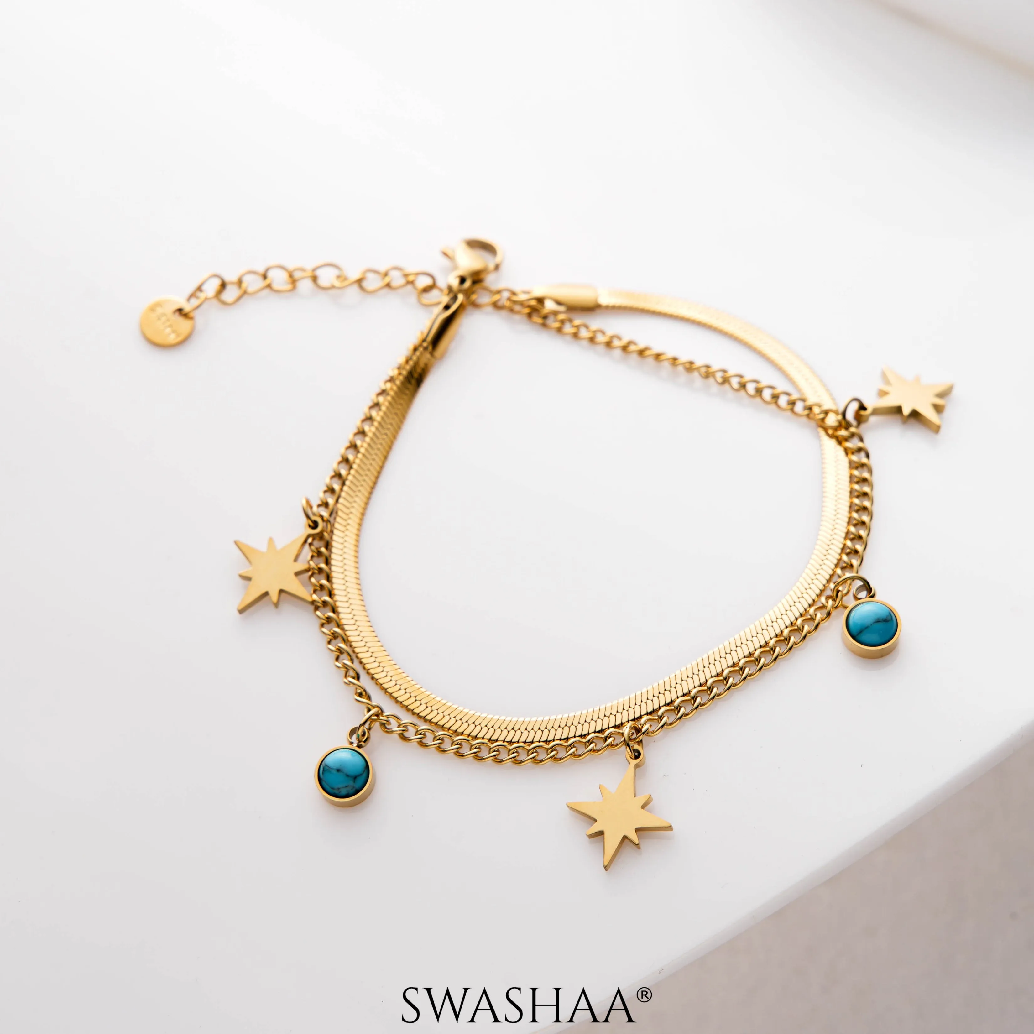 Zoya Star 18K Gold Plated Bracelet