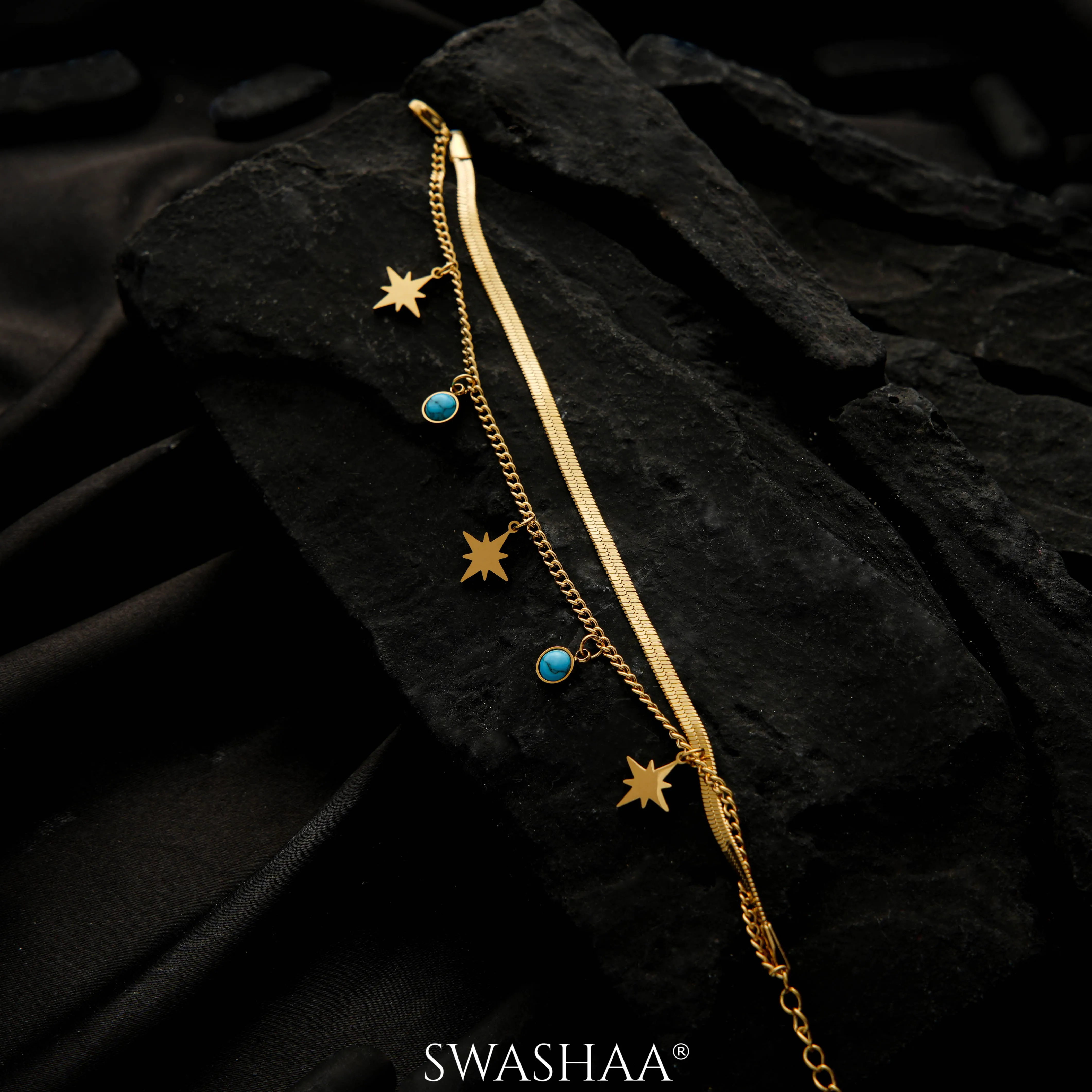 Zoya Star 18K Gold Plated Bracelet